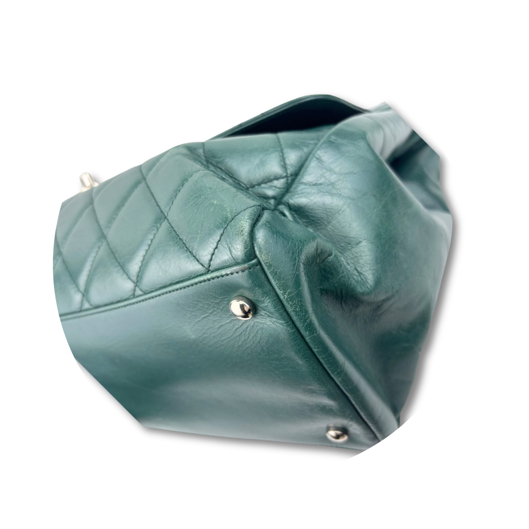 Chanel Green Large CC Delivery Tote