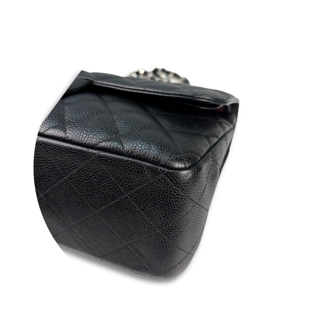 Chanel Black Caviar Classic Jumbo Double Flap