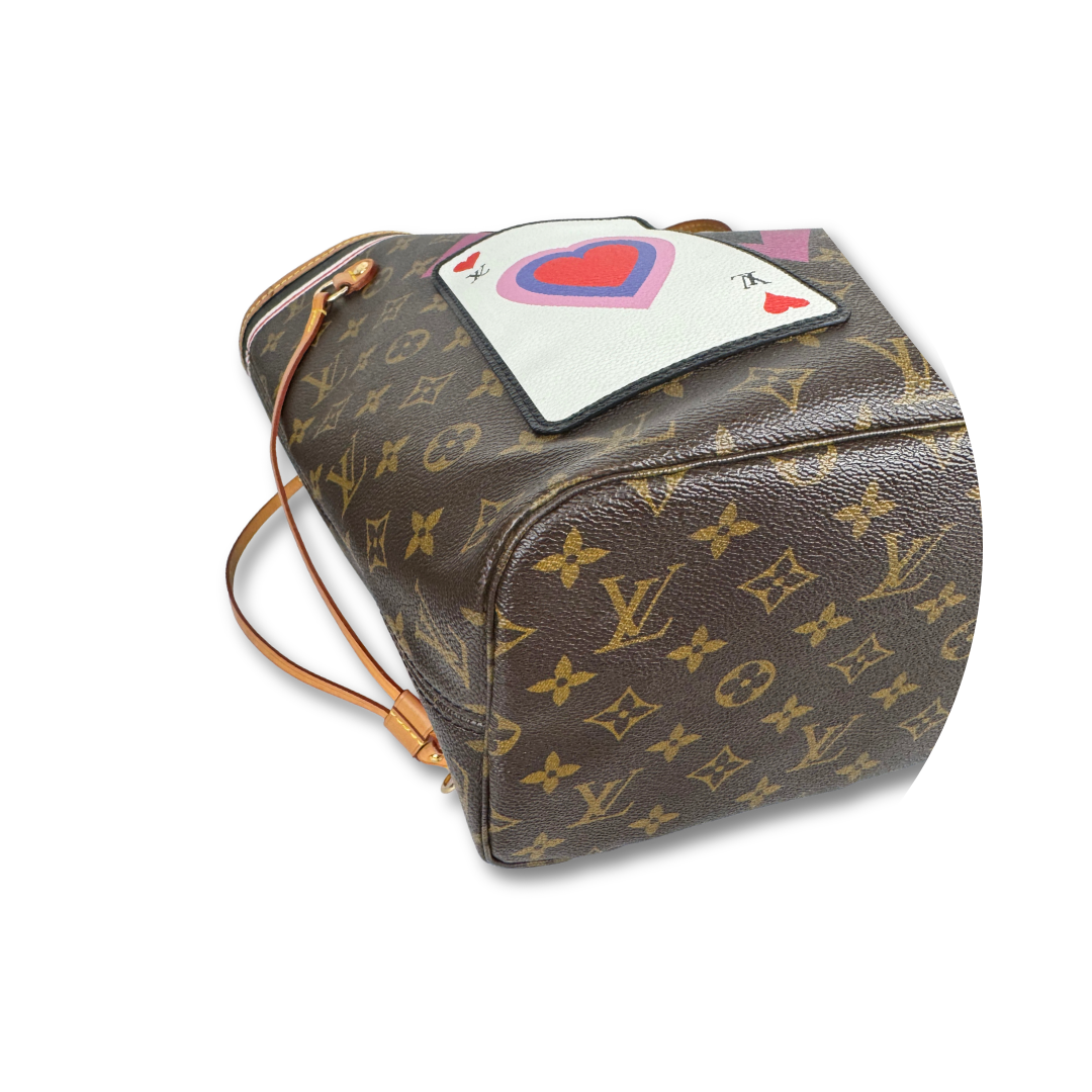 Louis Vuitton Limited Edition Monogram Game On Neverfull MM