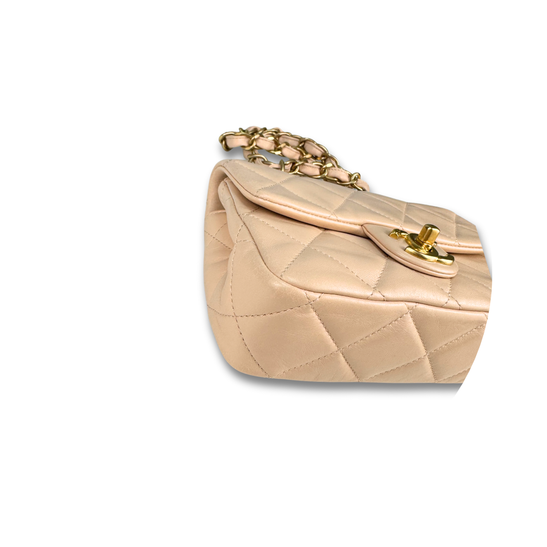 Chanel Blush Pink Mini Single Flap