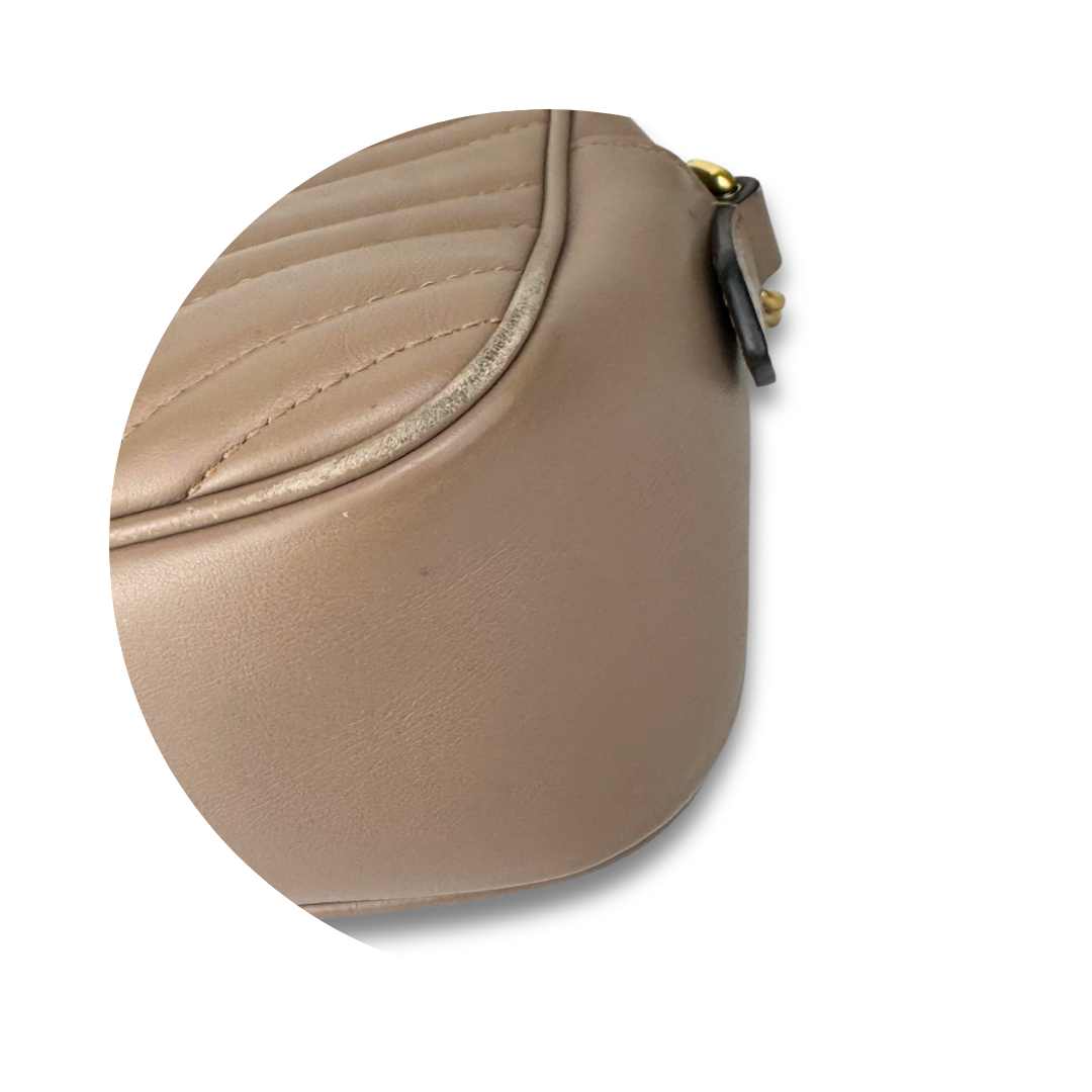 Gucci Dusty Rose Marmont Small Camera Bag