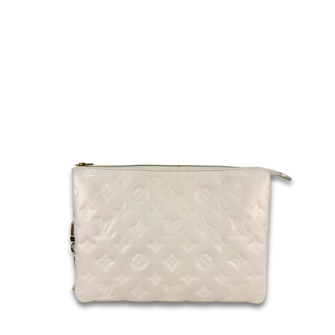 Louis Vuitton Cream Coussin PM