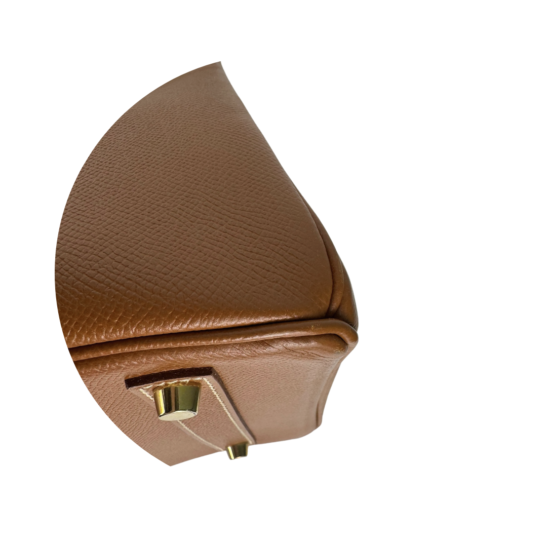 Hermès Courchevel Birkin 35 Gold