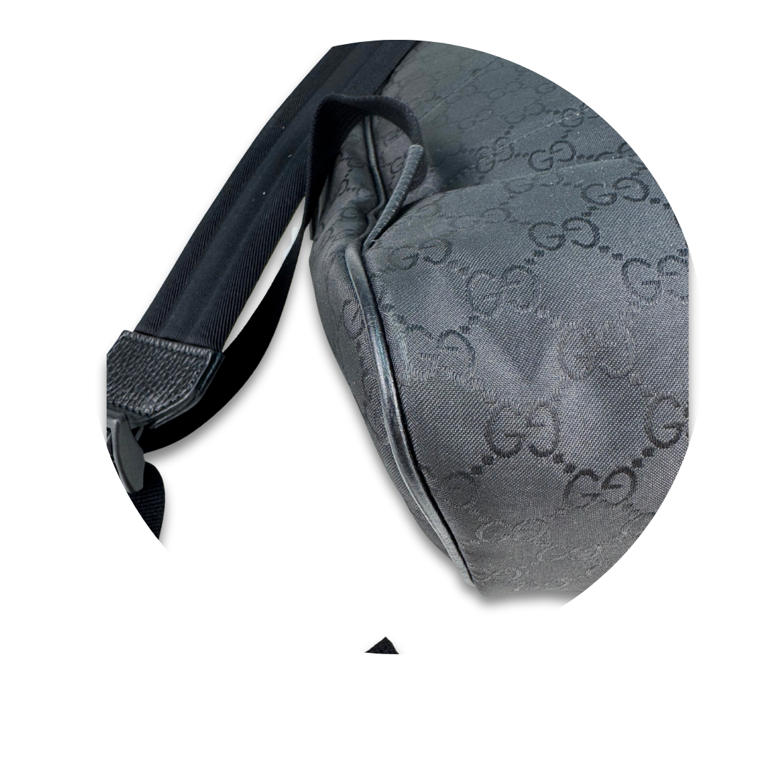 Gucci Black Nylon Slim Backpack