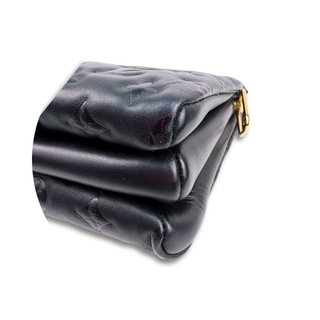 Louis Vuitton Black Coussin PM