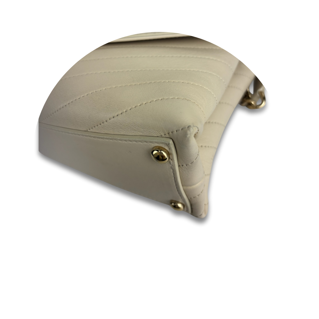 Chanel Cream Medium Coco Envelope Flap