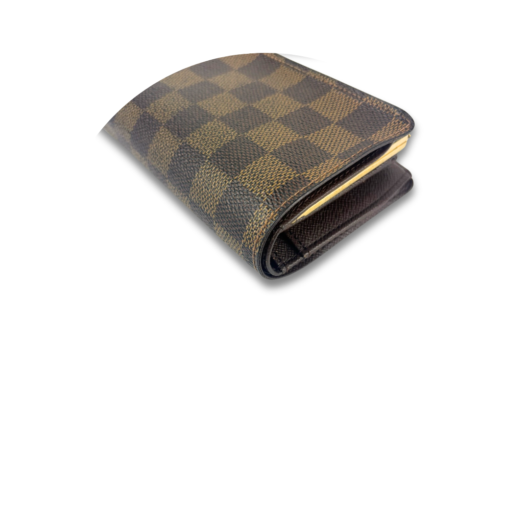 Louis Vuitton Damier Ebene French Purse Wallet