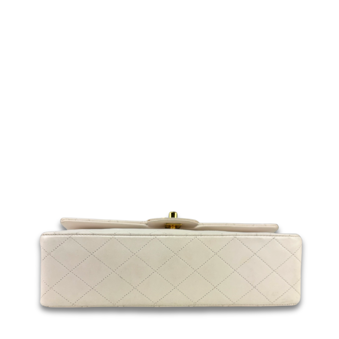 Chanel Classic White Medium Double Flap