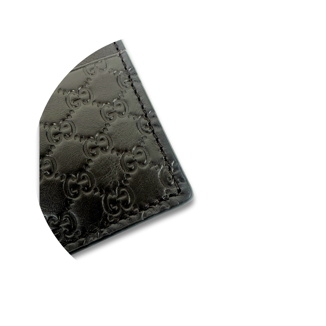 Gucci Brown Microguccissima Card Case