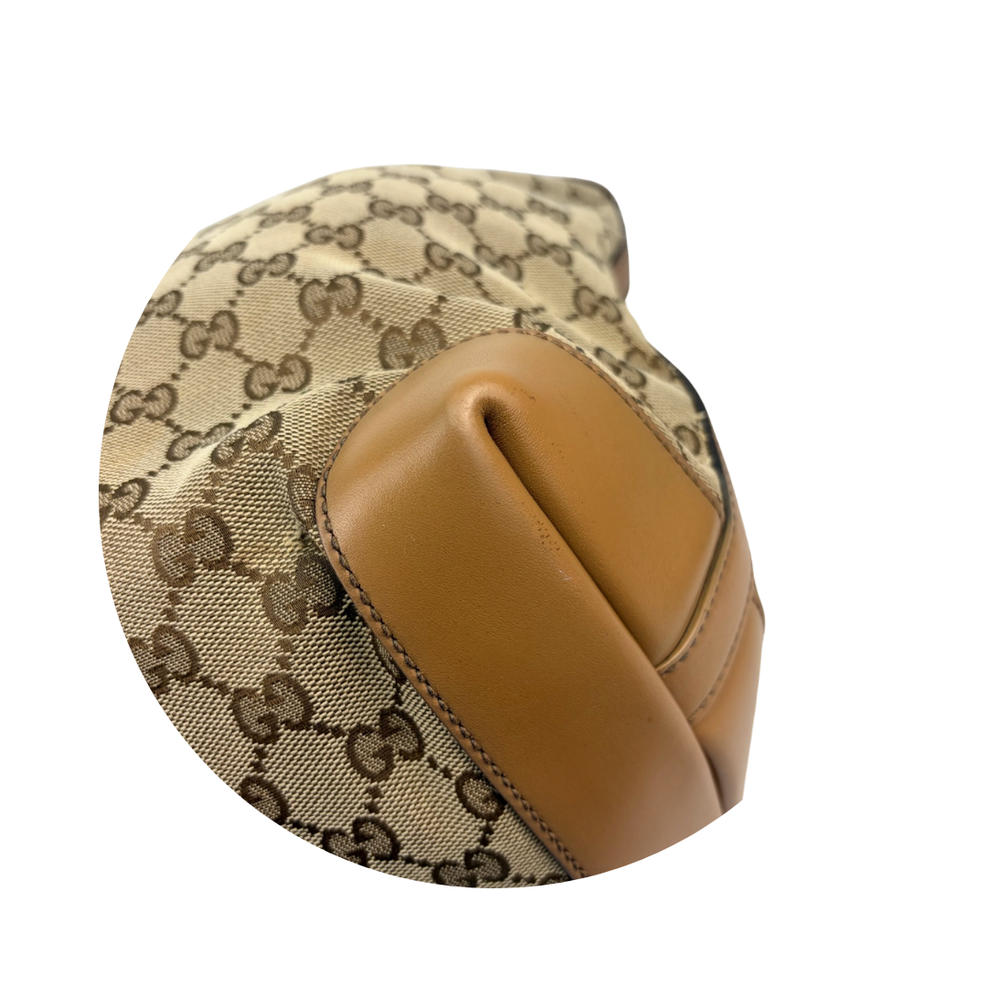 Gucci Brown Canvas Craft Tote