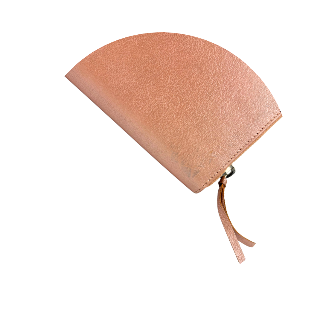 Balenciaga Rose Gold City Zip Wallet