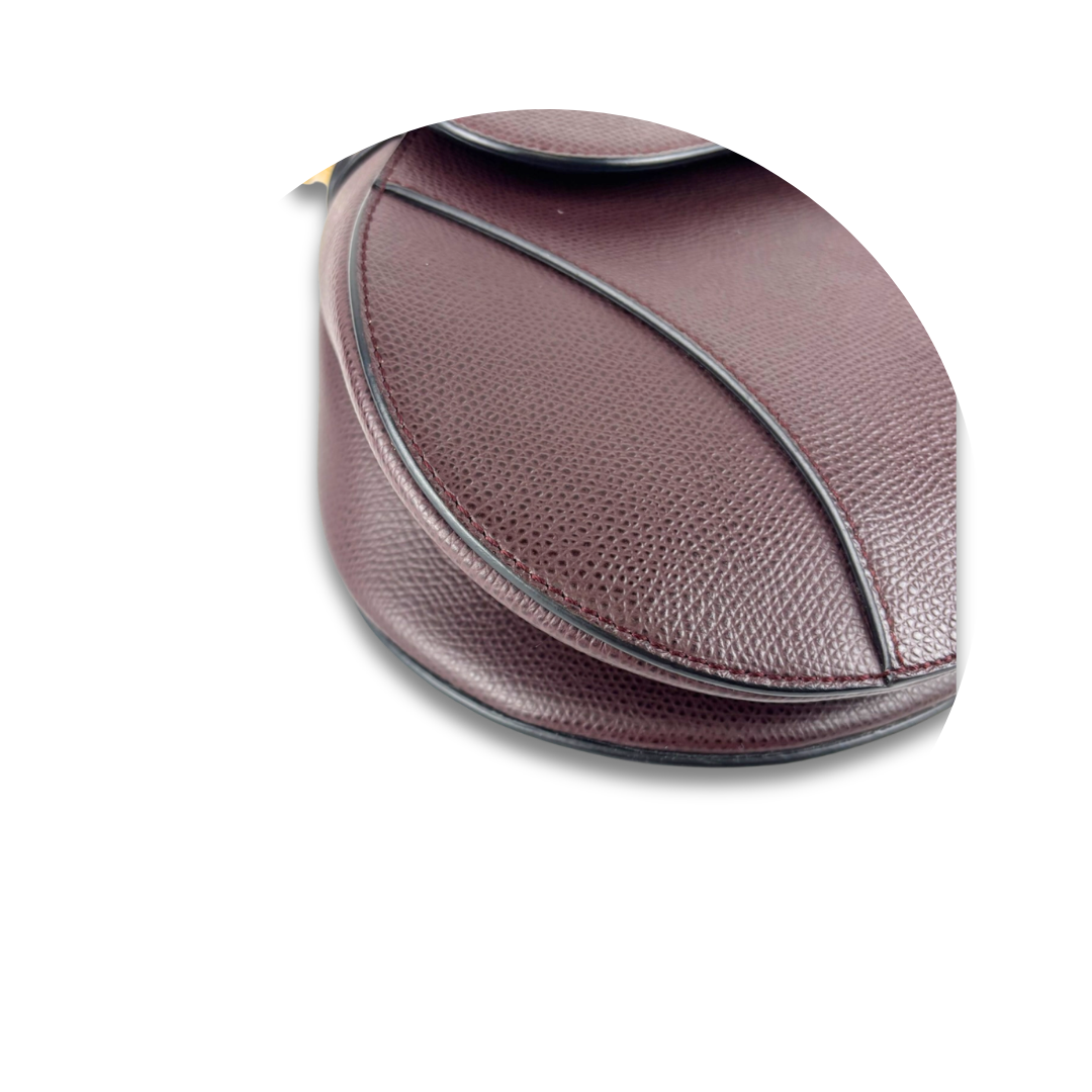 Dior Calfskin Saddle Bag with Strap
