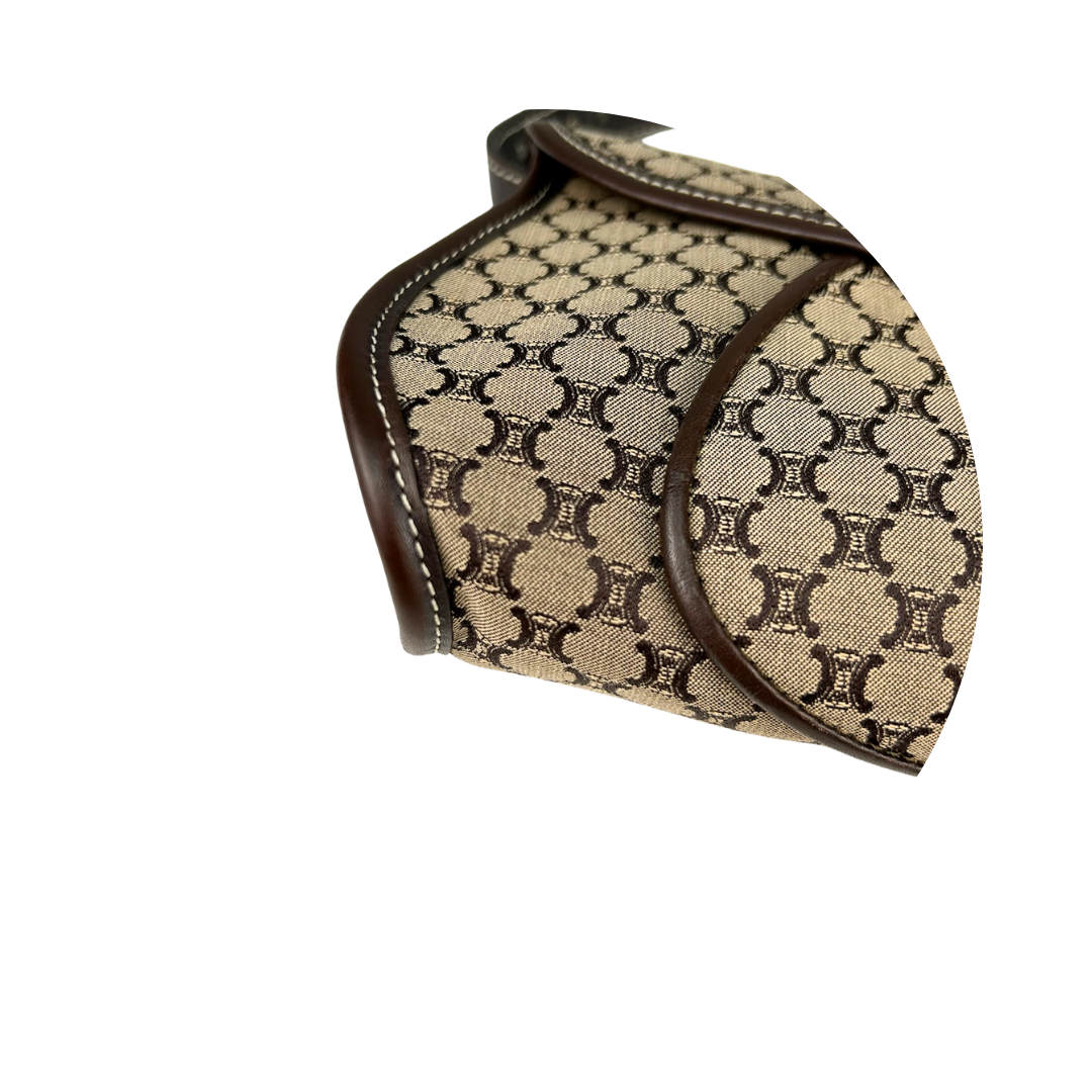 Celine Macadam Canvas Shoulder Bag