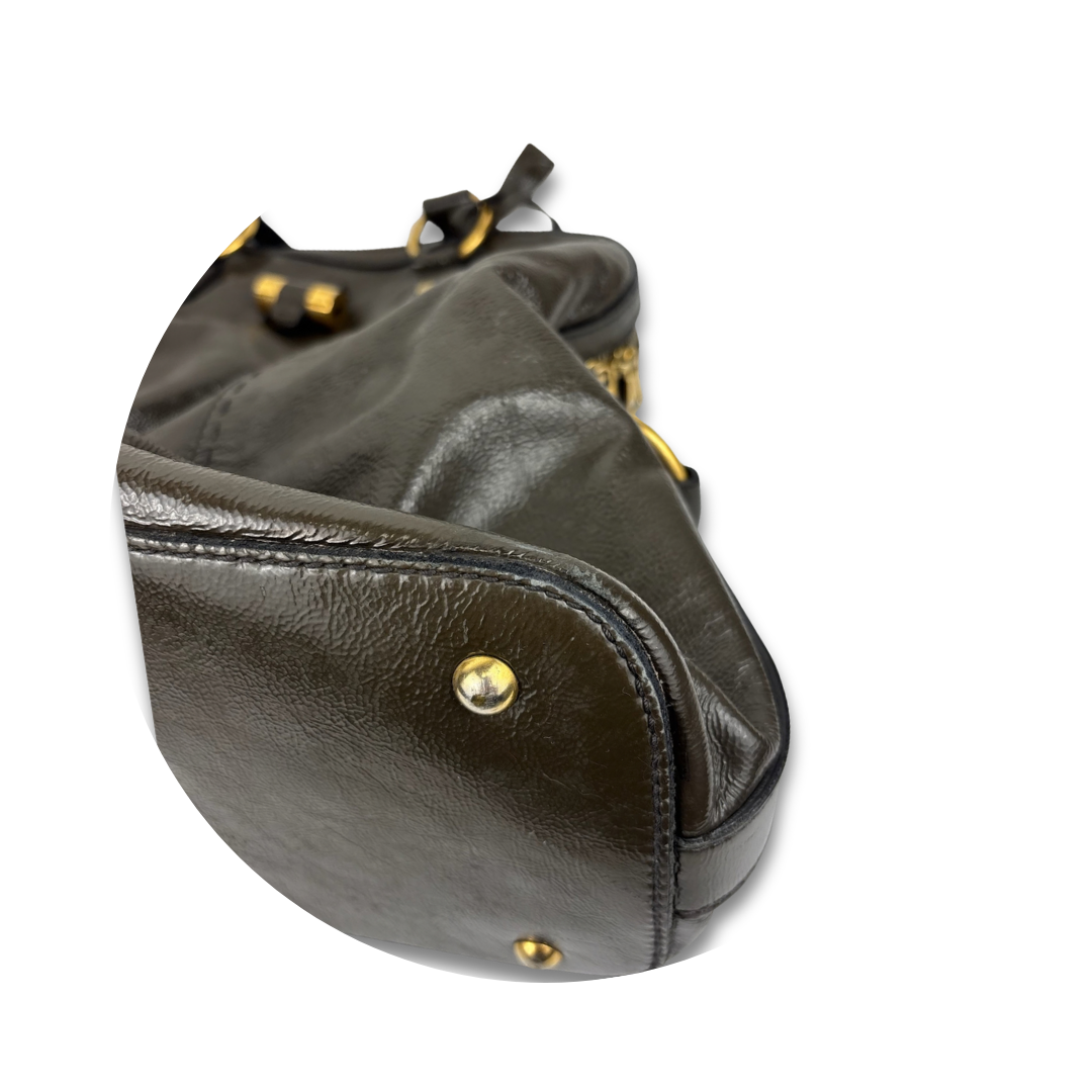 YSL Patent Leather Muse Bag