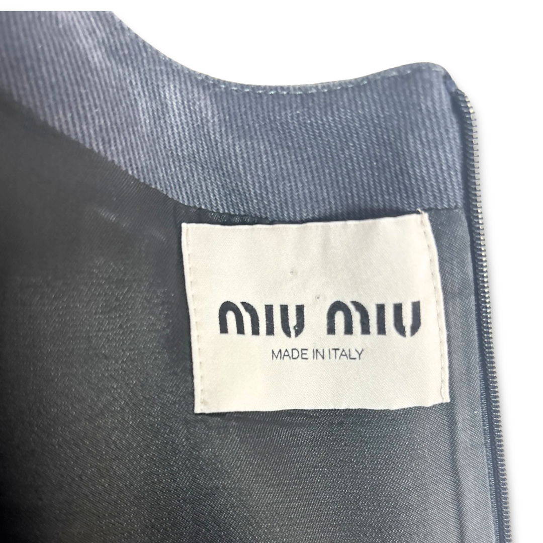Miu Miu Denim Shift Dress-Size 38