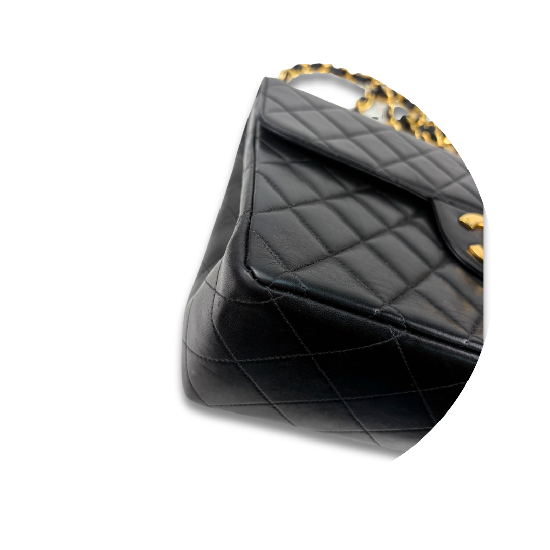 Chanel Vintage Classic XL CC Jumbo Single Flap