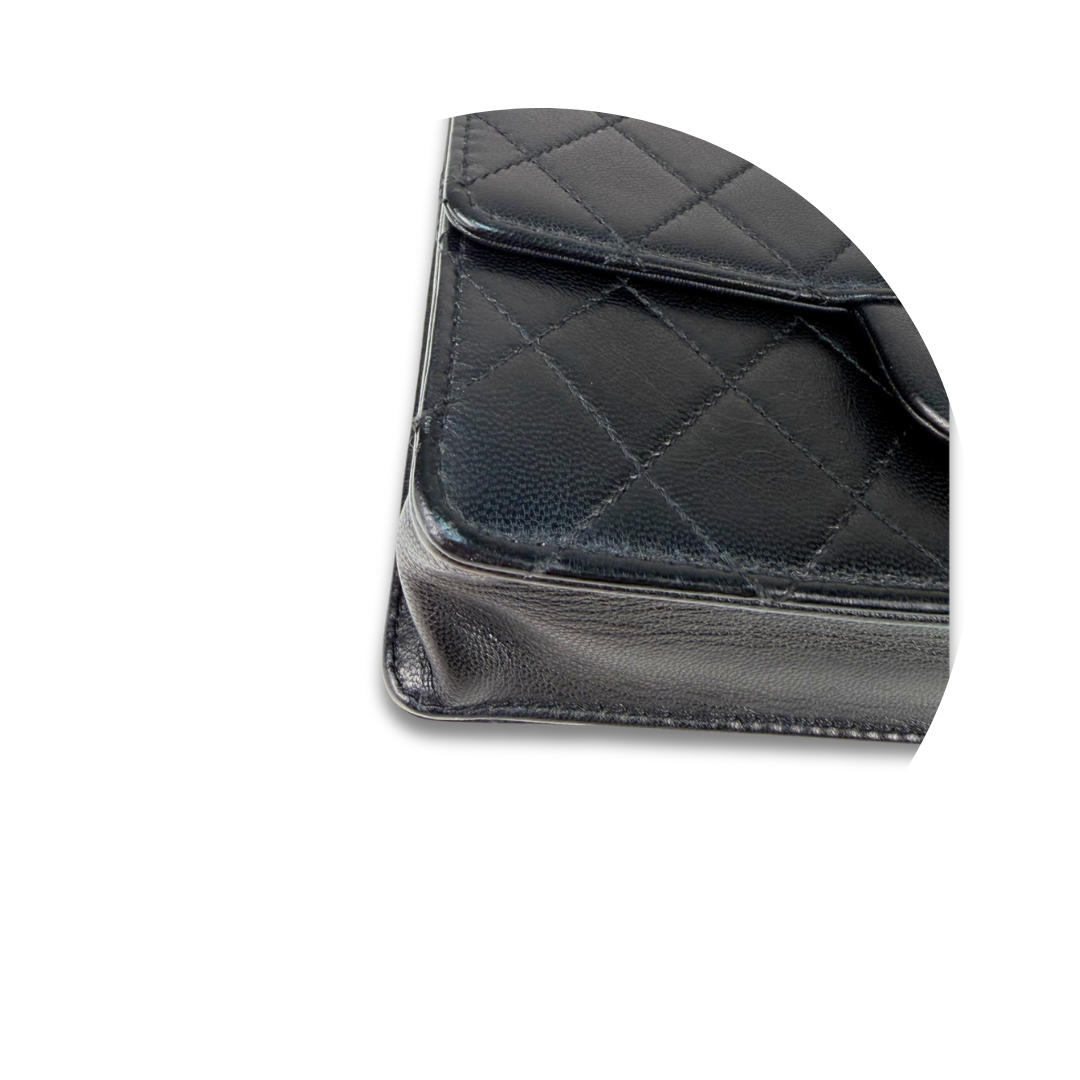 Chanel Goatskin Acrylic Beads Small Flap Bag