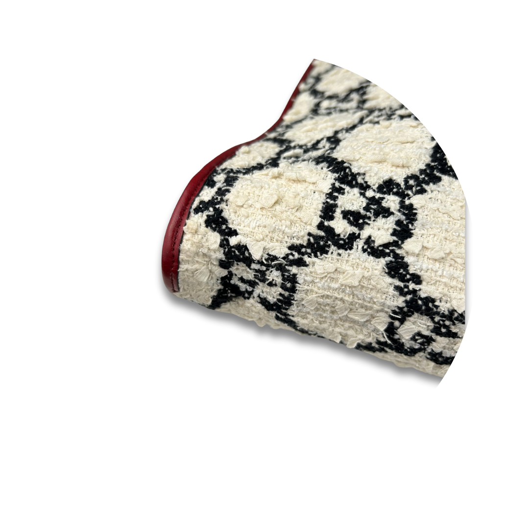 Gucci Bouclé Tweed Rajah Chain Tote