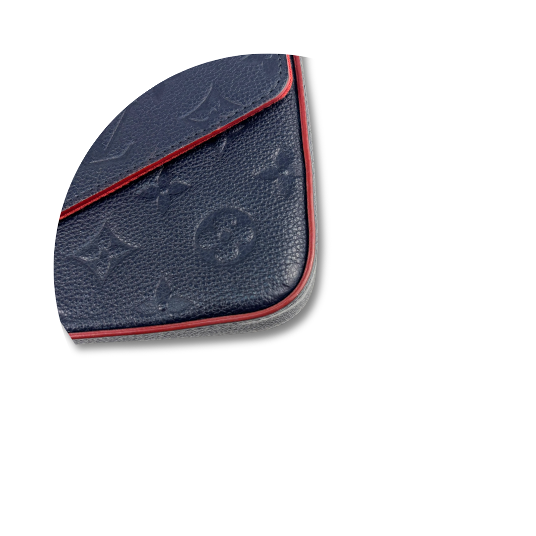 Louis Vuitton Navy Blue Empreinte Pochette Felicie
