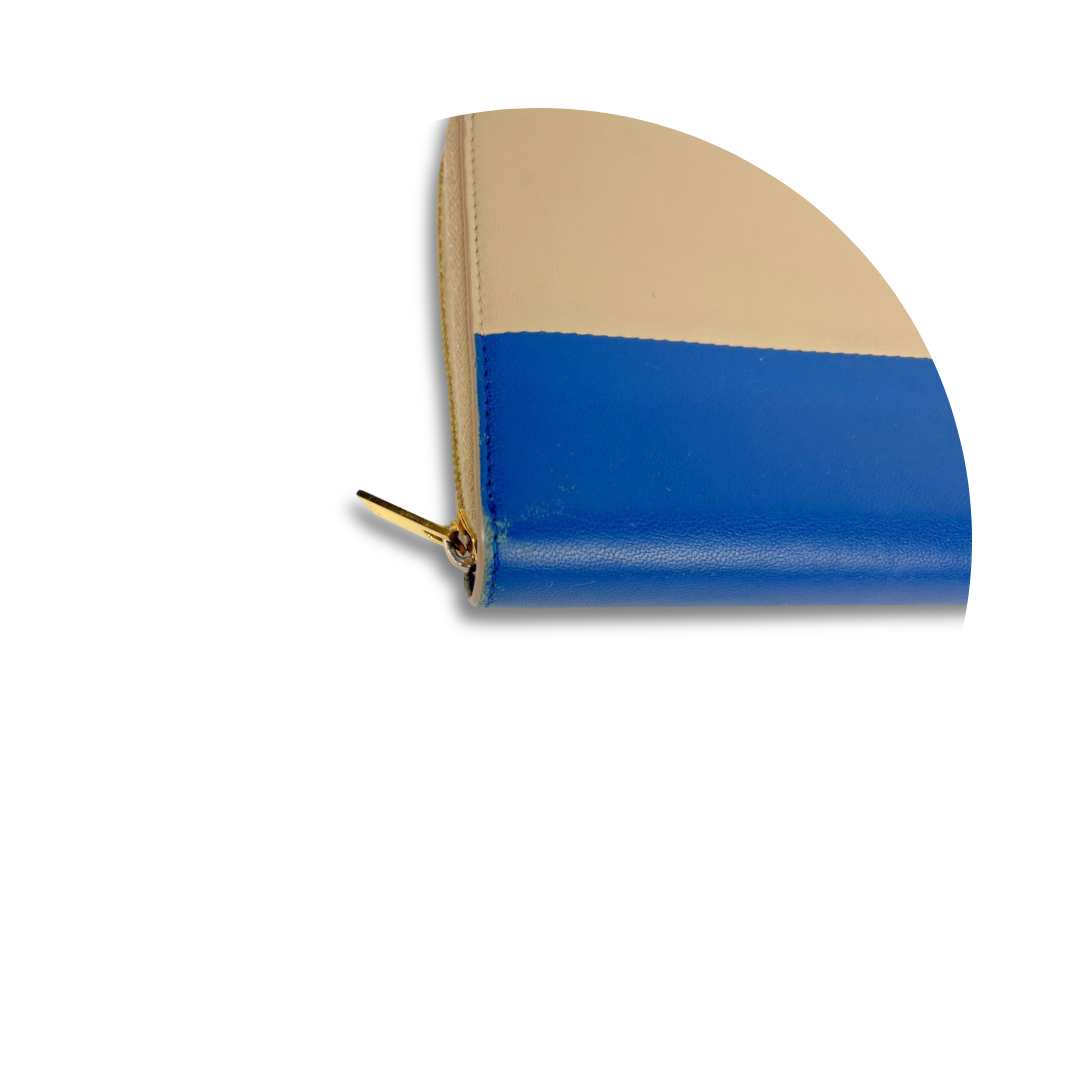 Celine Bicolor Zipper Wallet
