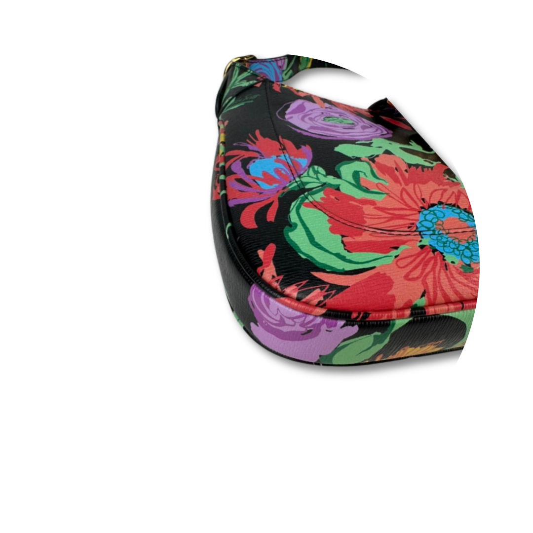 Gucci x Ken Scott Floral Jackie Shoulder Bag