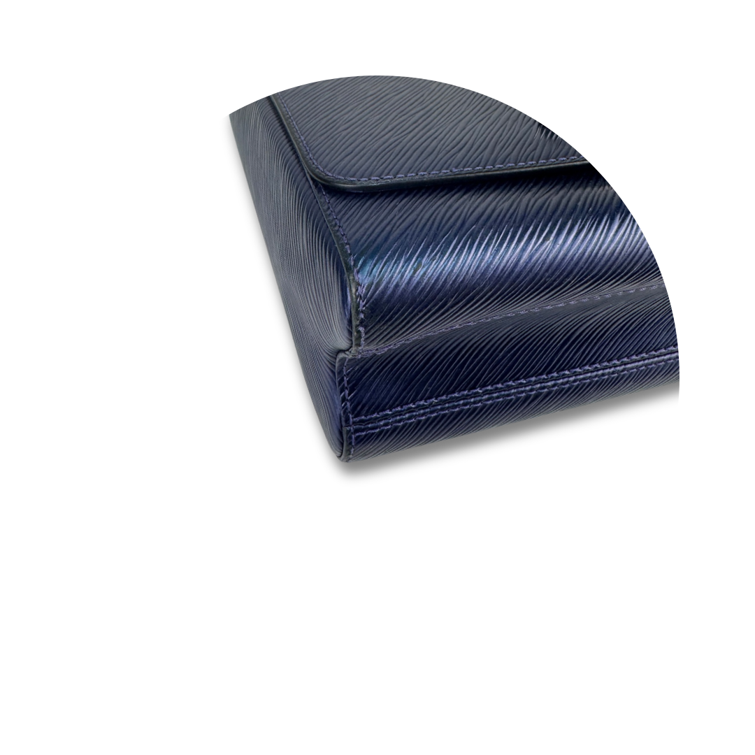 Louis Vuitton Navy Epi Leather Twist MM