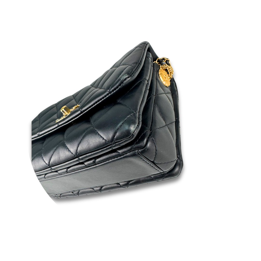 Chanel Multistrand Chain Flap Bag