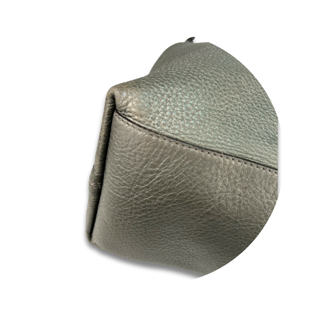 Gucci Pewter Soho Chain Tote