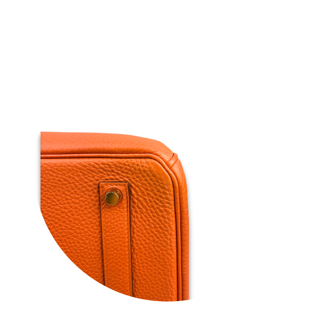 Hermès Togo Birkin 35 Feu Orange
