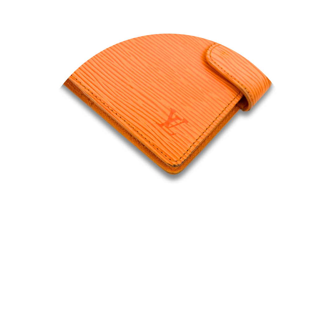 Louis Vuitton Orange Epi Leather Agenda PM
