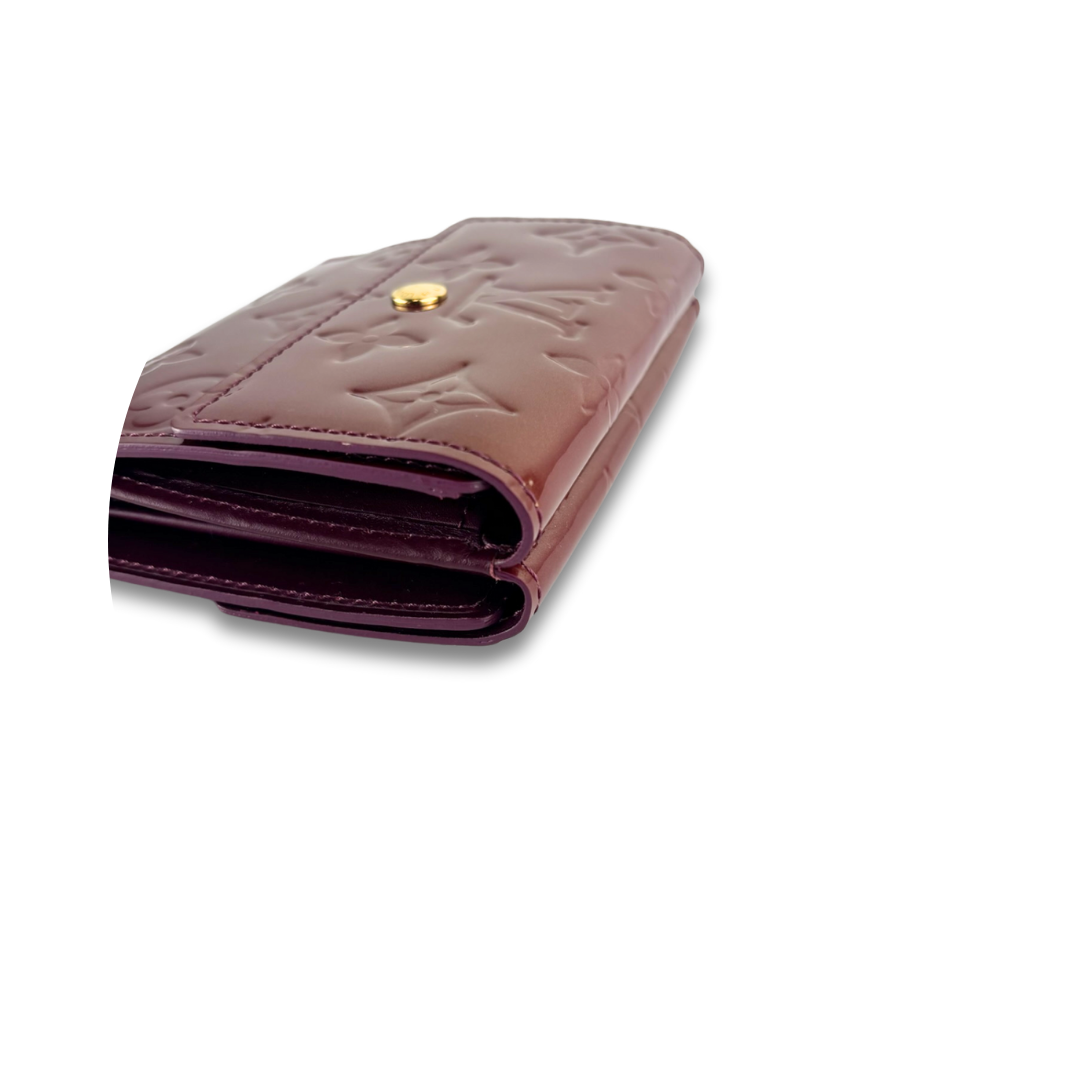 Louis Vuitton Rouge Fauviste Vernis Elise Wallet