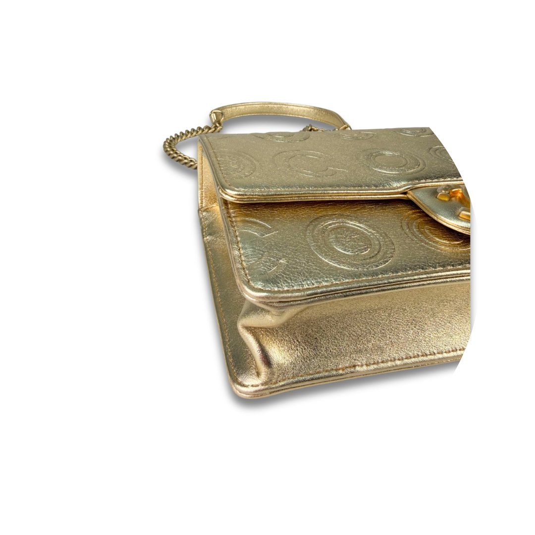 Chanel Metallic Cocallover Small Flap Bag