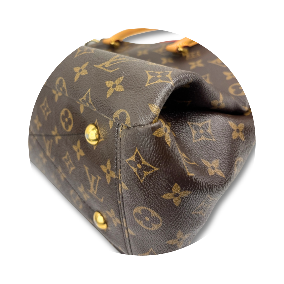 Louis Vuitton Monogram Pallas MM Red