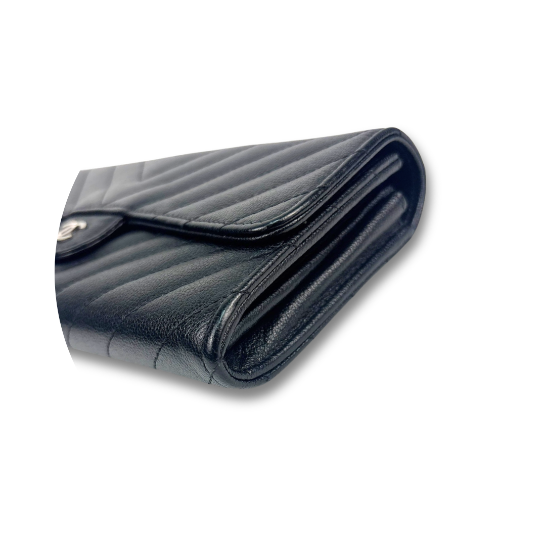 Chanel Chevron Classic Flap Wallet