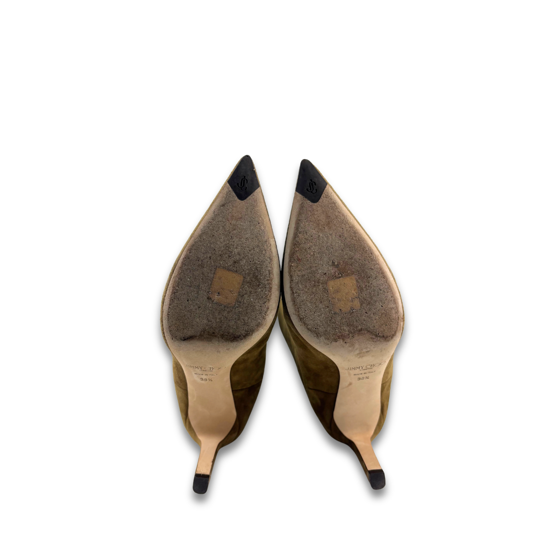 Jimmy Choo Mavis 85 Suede Boots