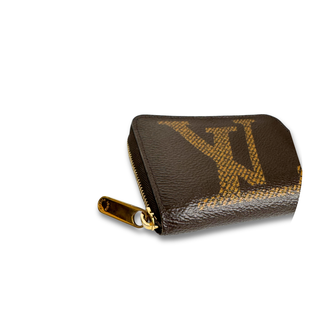 Louis Vuitton Monogram Giant Compact Zippy Wallet