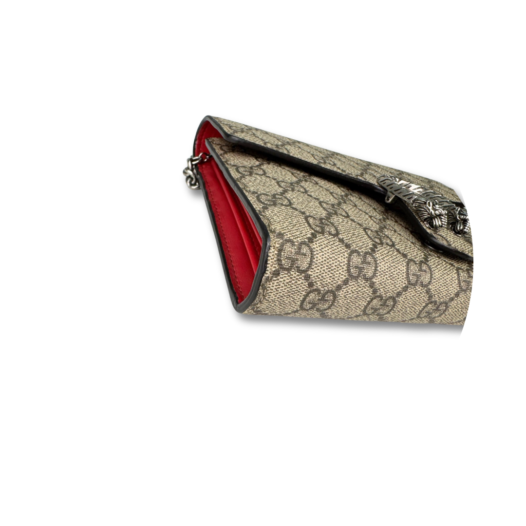 Gucci Supreme Dionysus Chain Wallet