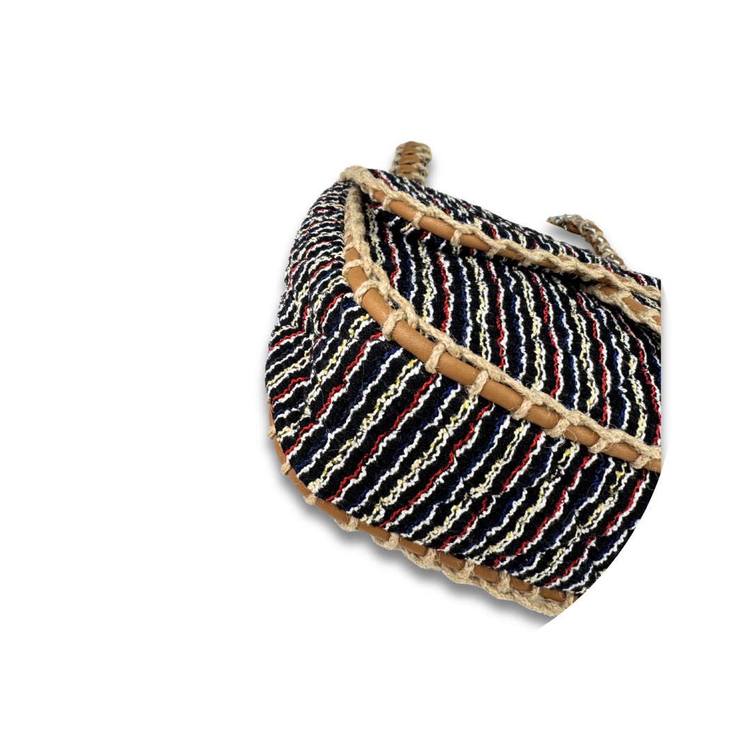 Chanel St. Tropez Multicolor Tweed Flap Bag