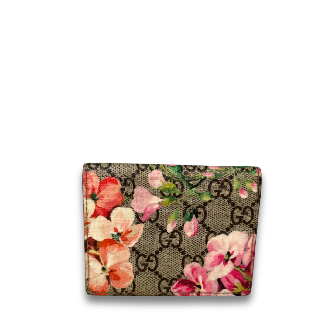 Gucci Supreme Blooms Flap Card Holder