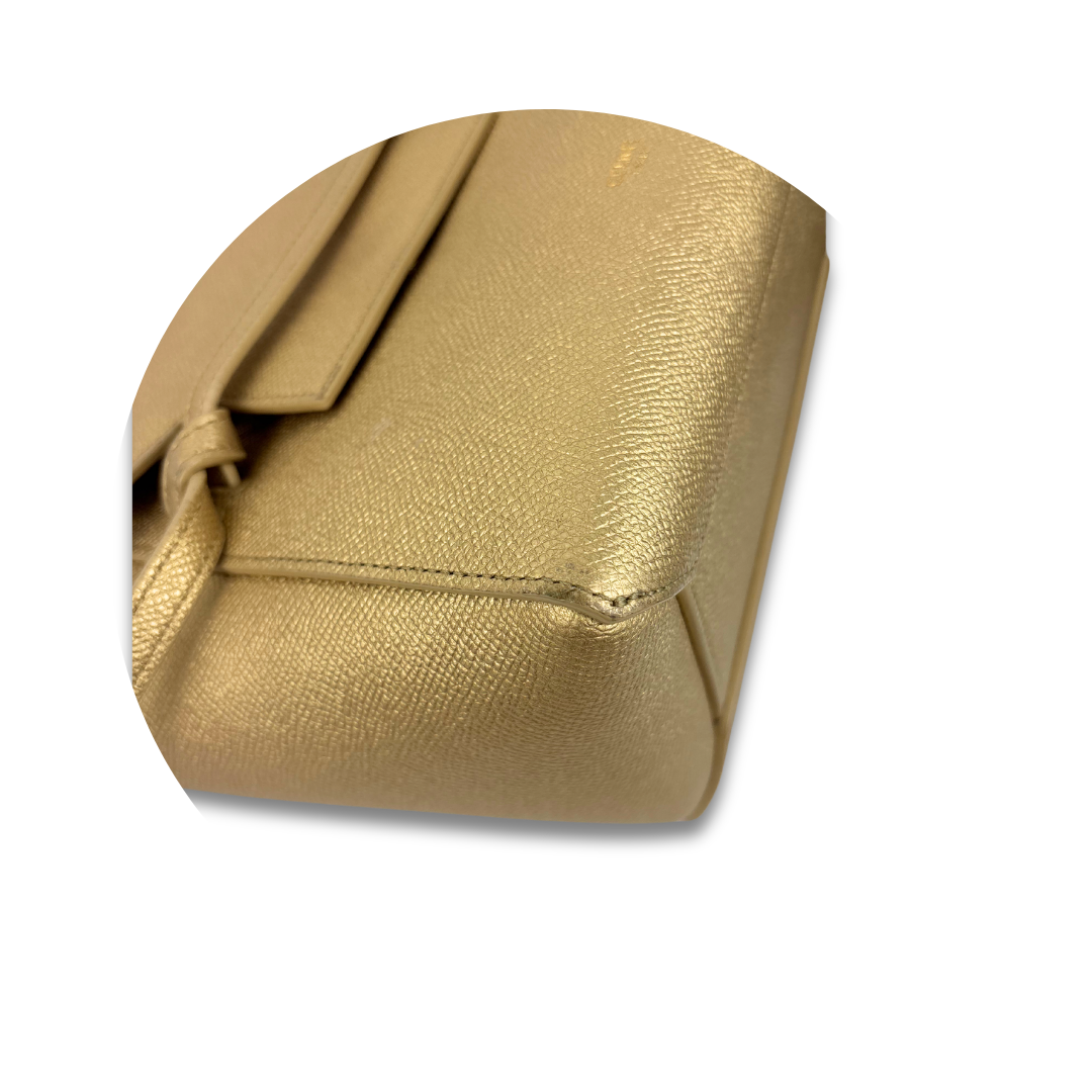 Celine Gold Nano Leather Belt Bag