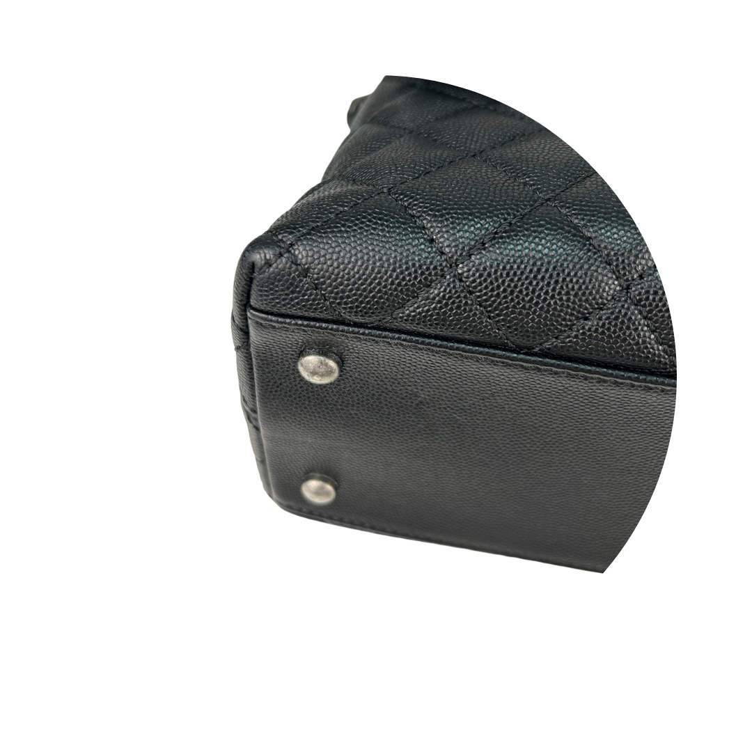 Chanel Medium Lizard Coco Top Handle