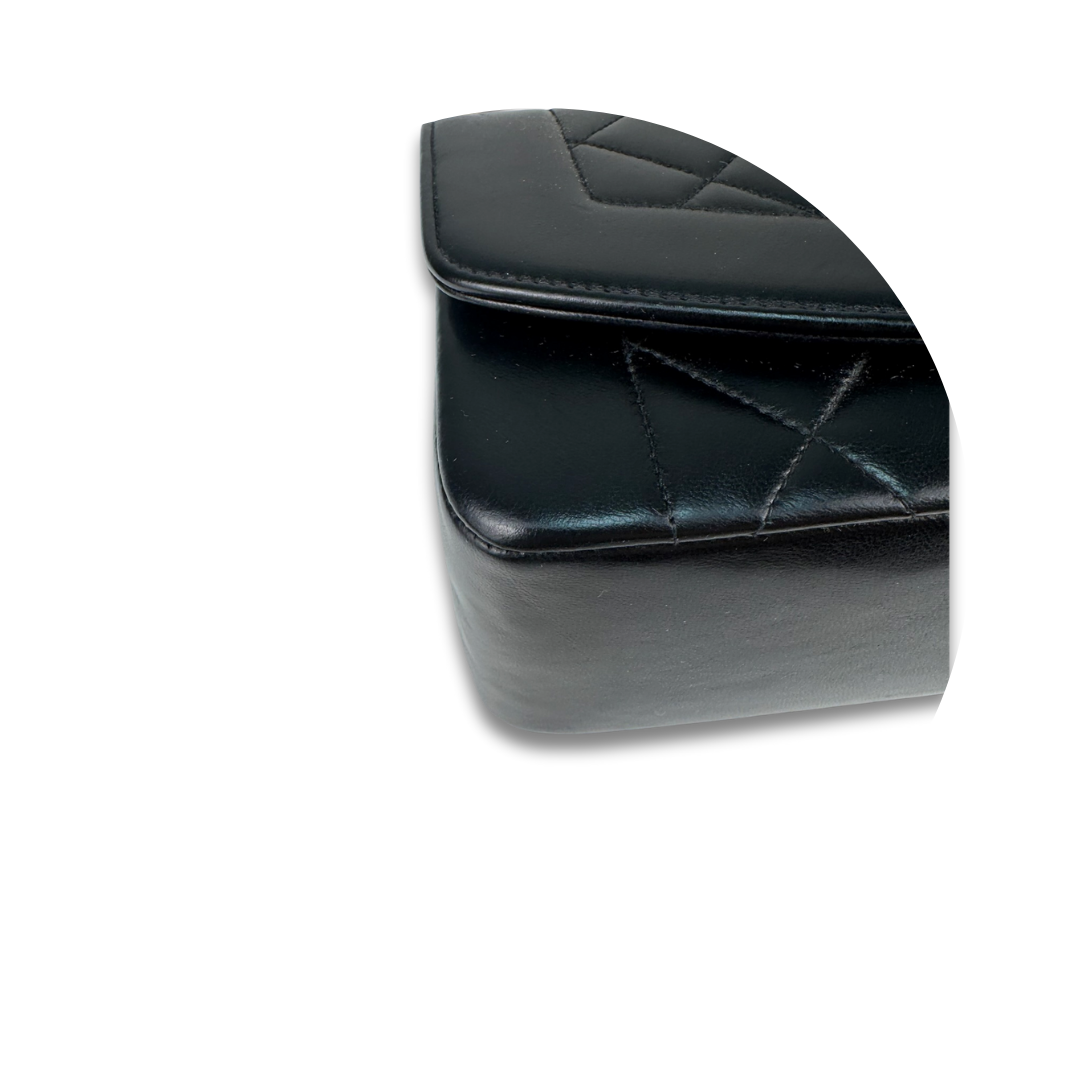 Chanel Lambskin Small Diana Single Flap