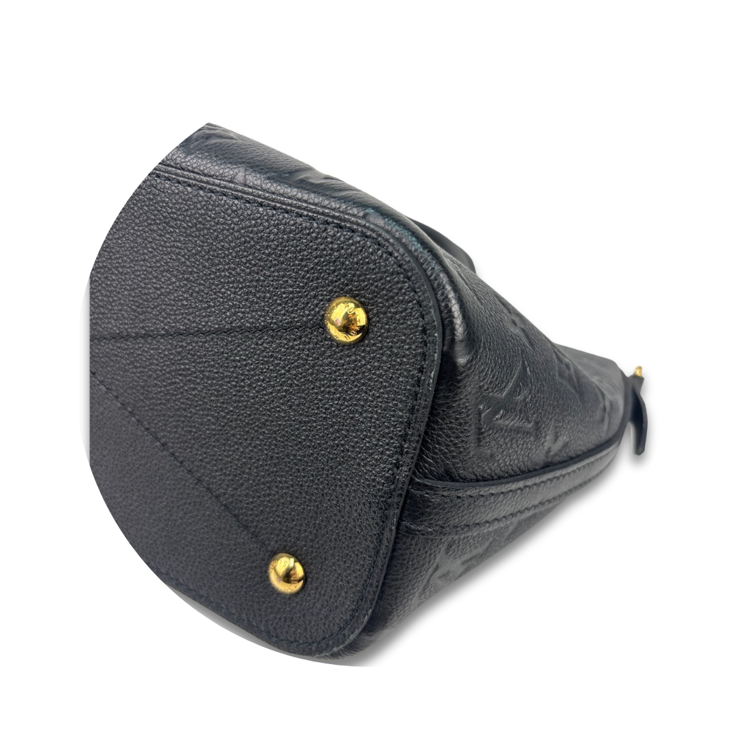Louis Vuitton Black Empreinte Mazarine PM