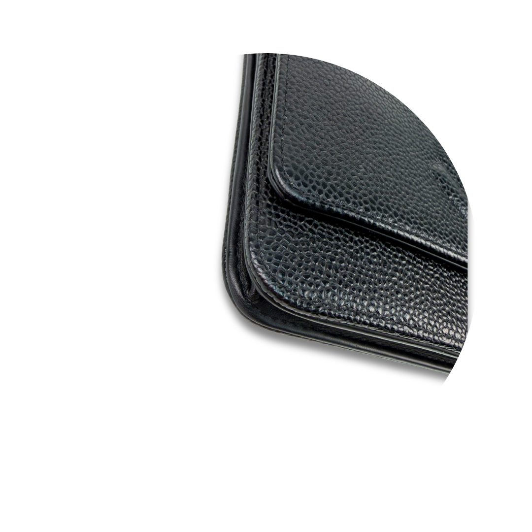 Chanel Caviar Timeless Wallet on Chain