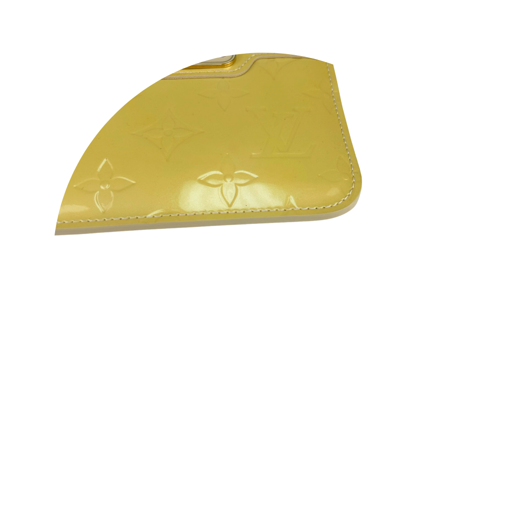 Louis Vuitton Citrine Vernis Key Pouch