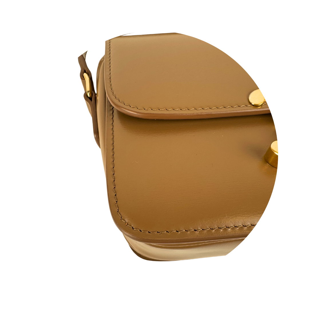 Celine Bronze Teen Triomphe Bag