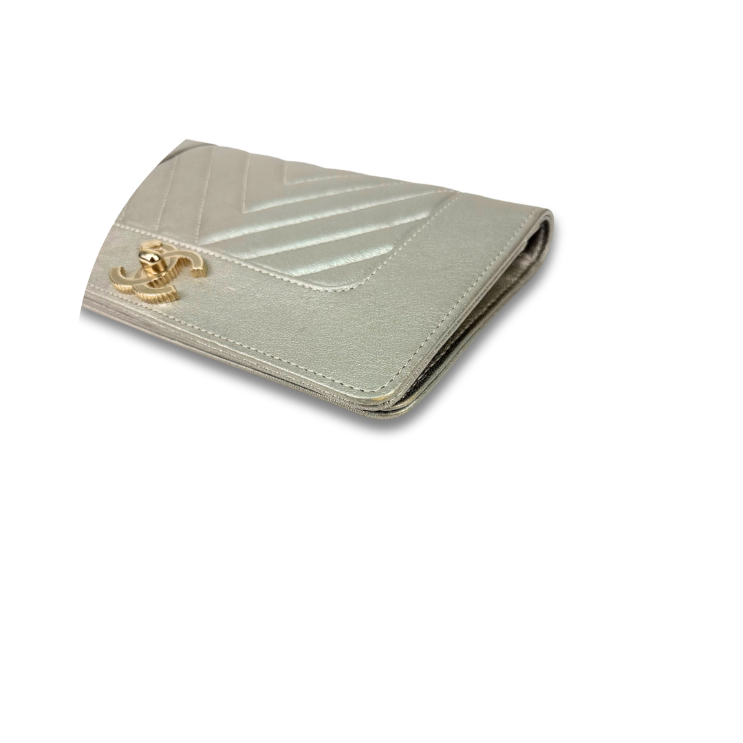 Chanel Metallic Mademoiselle Wallet