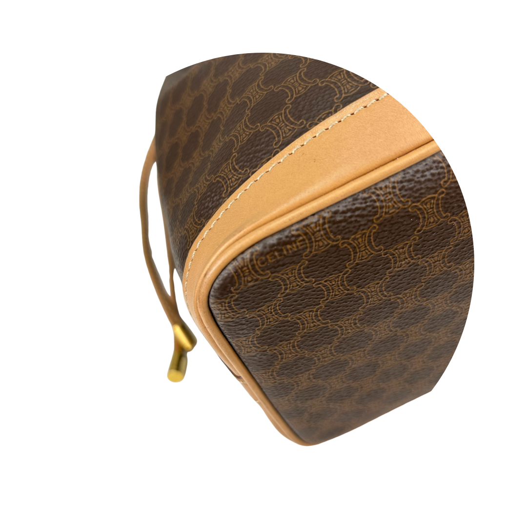 Celine Vintage Drawstring Bucket Bag
