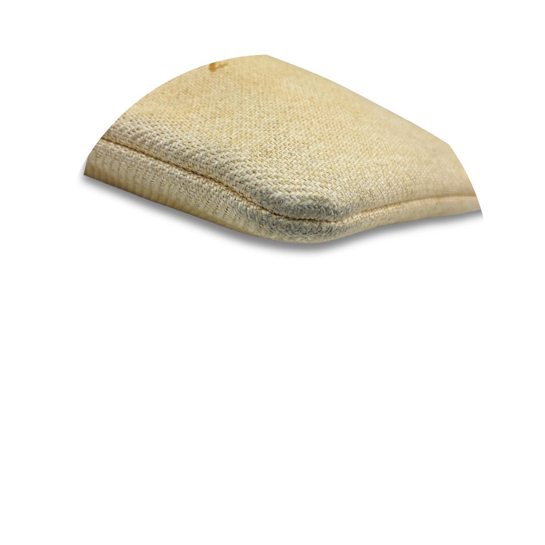 Chanel Canvas Deauville Zipper Pouch