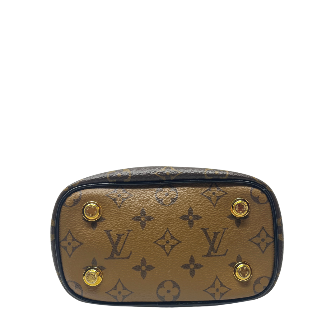 Louis+Vuitton+Vanity+PM+Brown+Canvas+Coated+Reverse+Monogram for sale  online